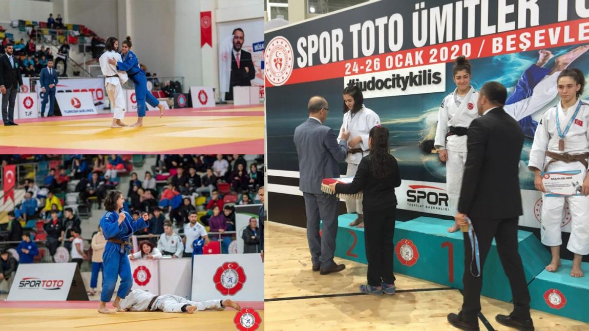 52 kg Judoda Türkiye 2.si Elif AĞAR